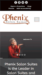 Mobile Screenshot of phenixsalonsuites.com